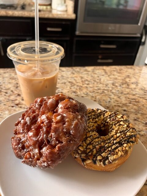 coffee and donuts by glaze doughnuts las vegas